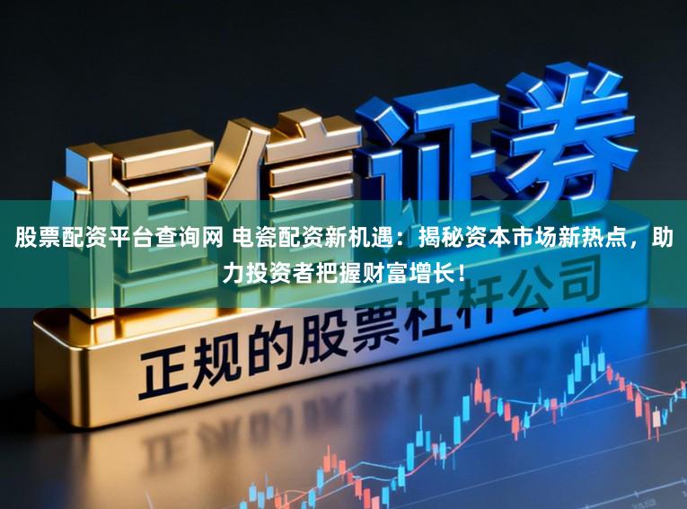 股票配资平台查询网 电瓷配资新机遇:揭秘资本市场新热点,助力投资者把握财富增长!